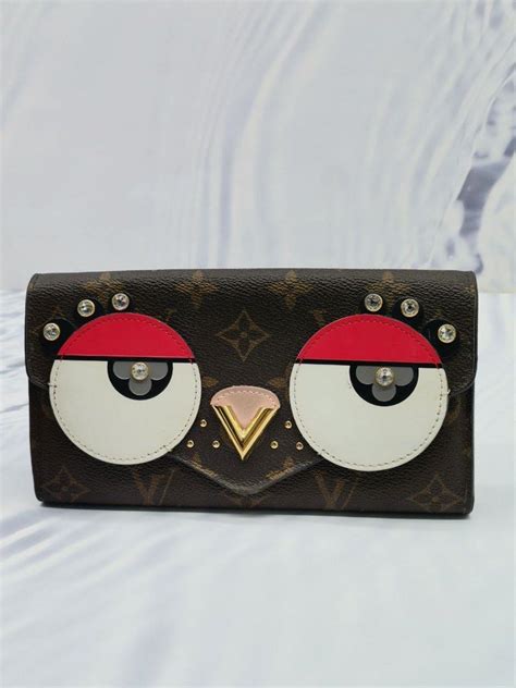 louis vuitton owl wallet|authentic louis vuitton zippy wallet.